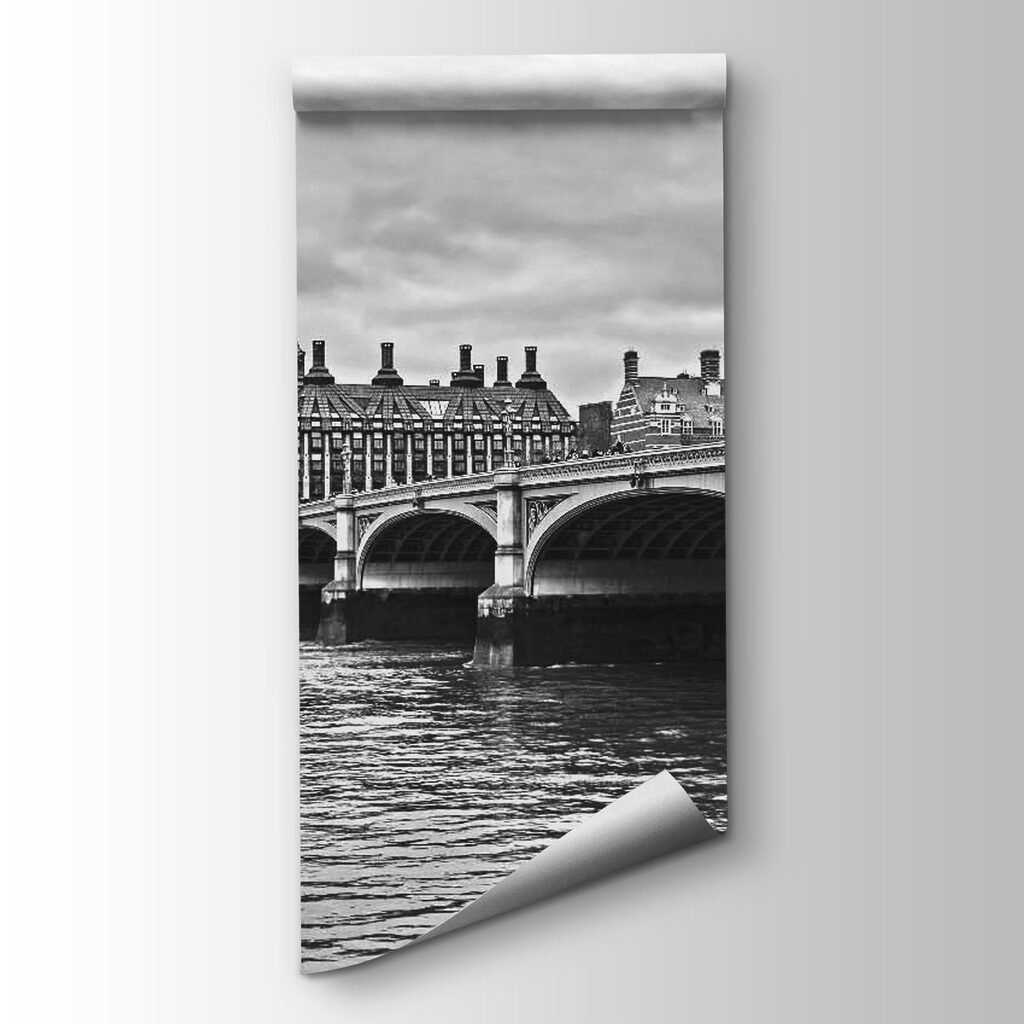Red bus at Westminster — product view