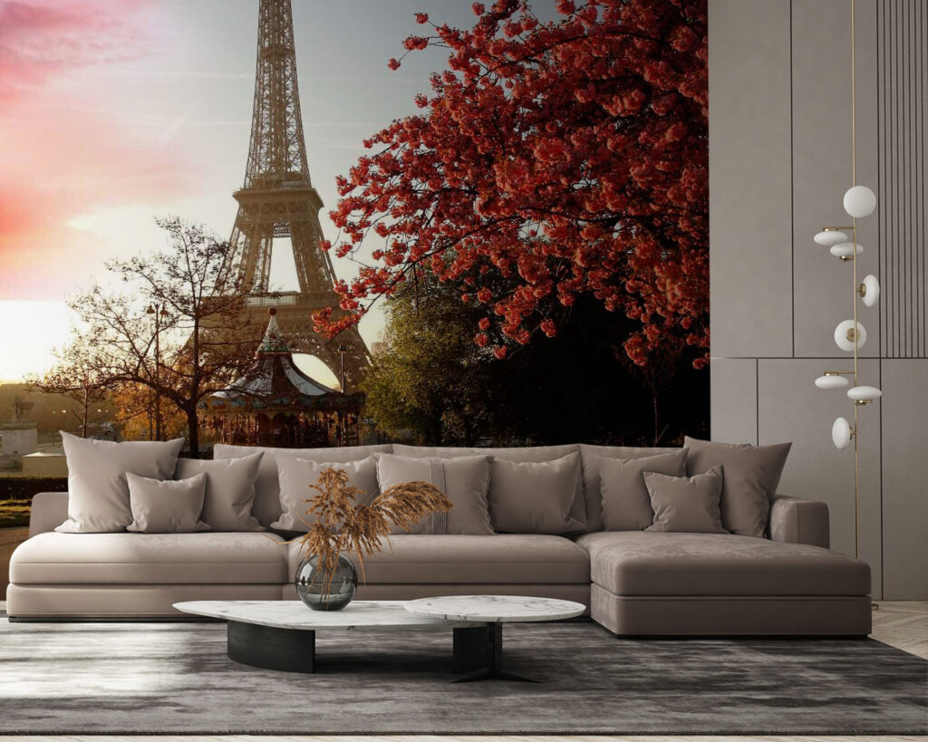 Eiffel Tower in autumn — interior 1
