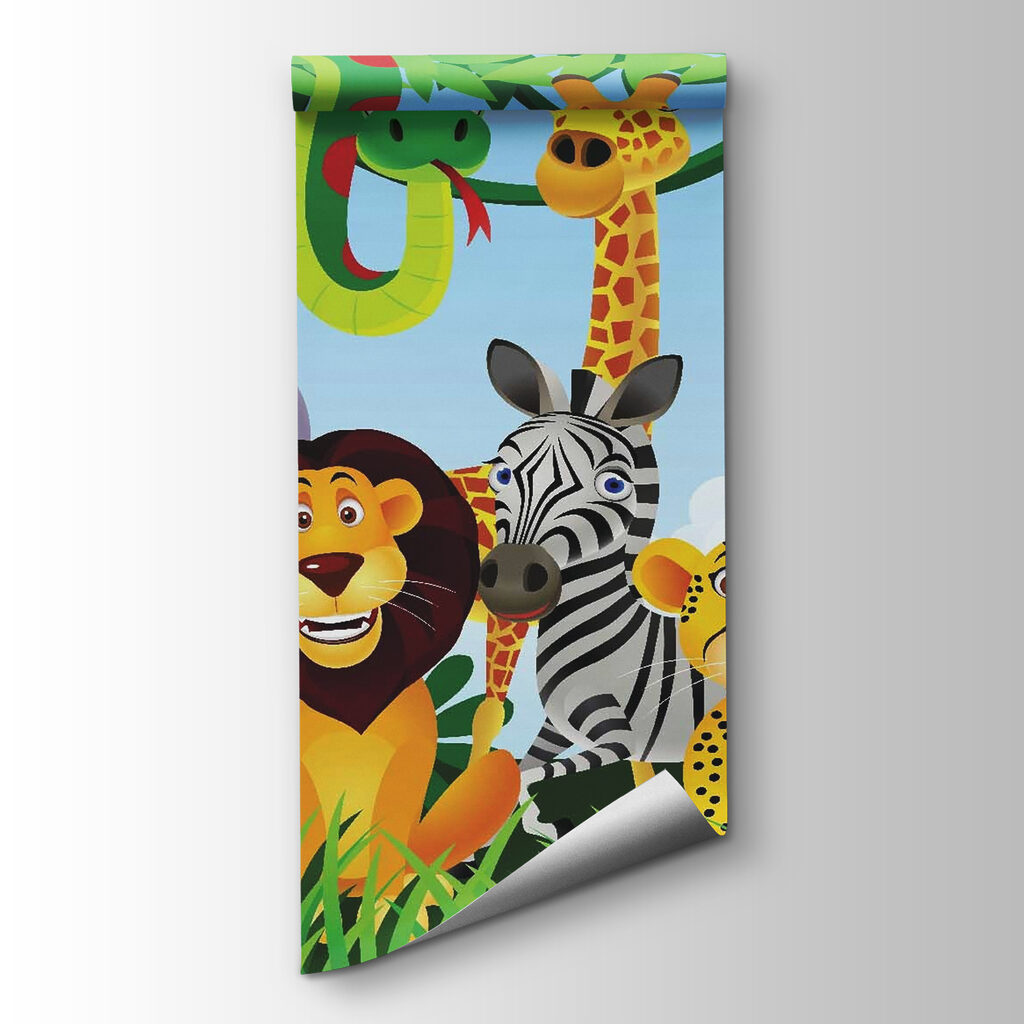 Jungle friends under leaves — product view