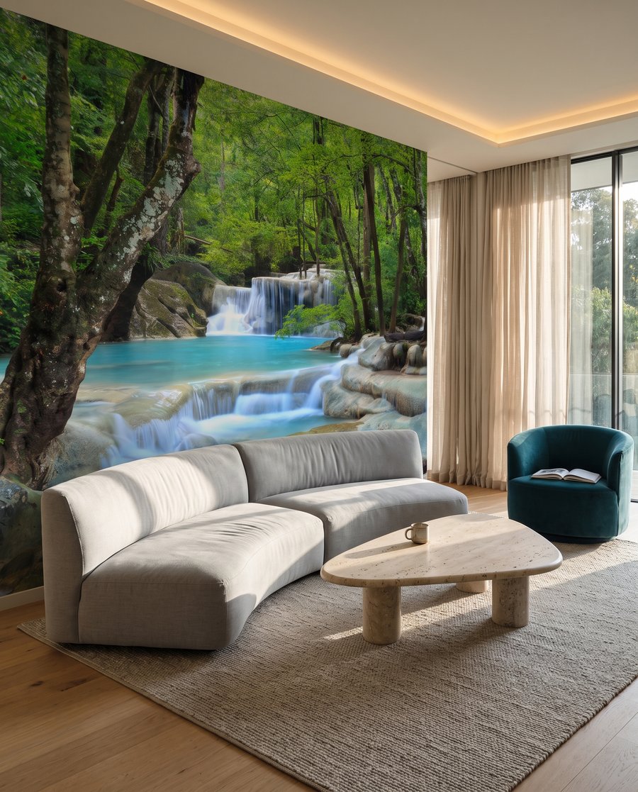 Woodland Cascades in an interior
