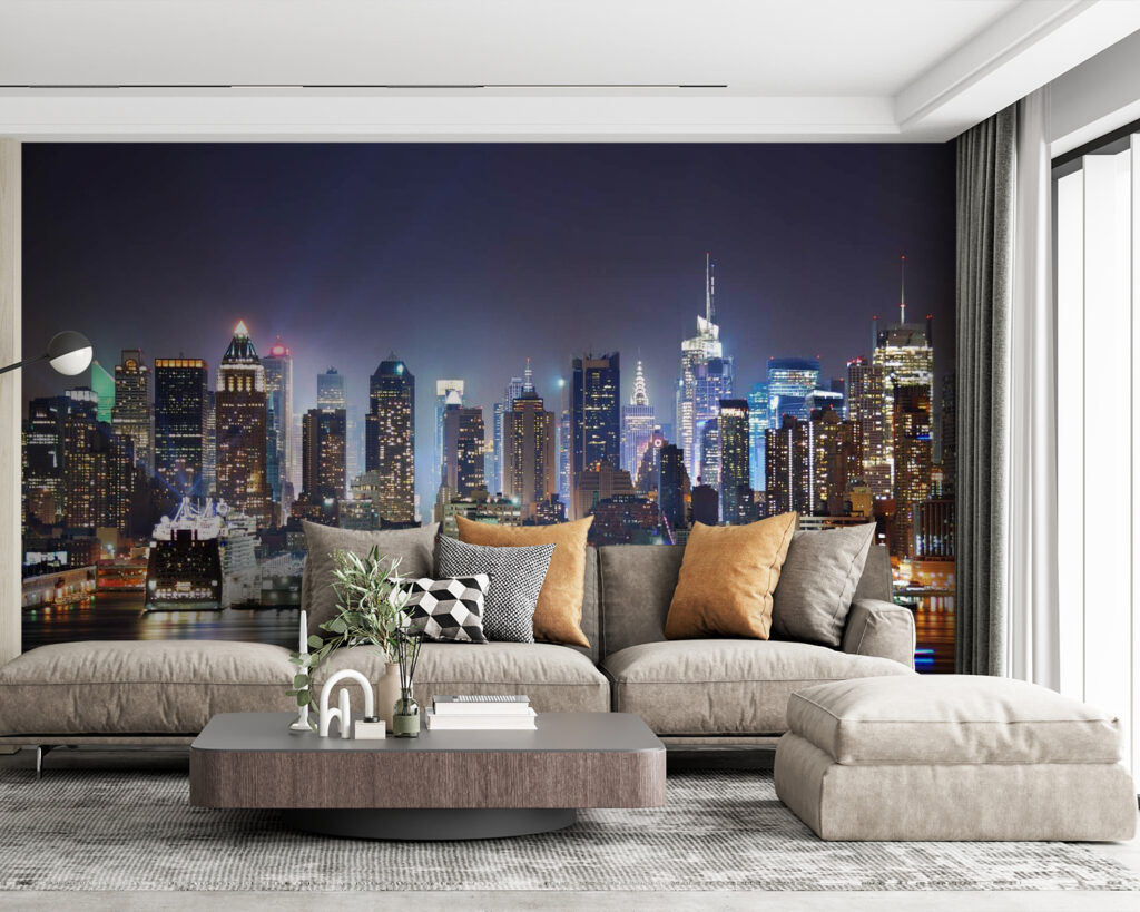 Evening city lights — interior 1