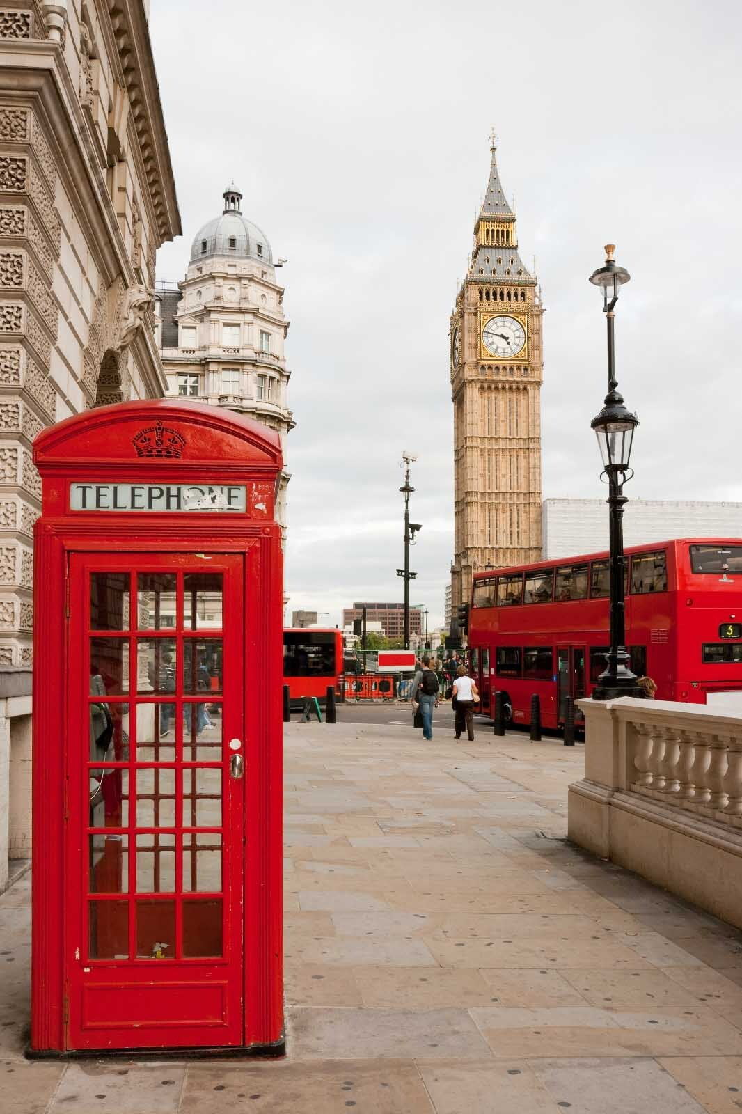 Phone box in London — full design