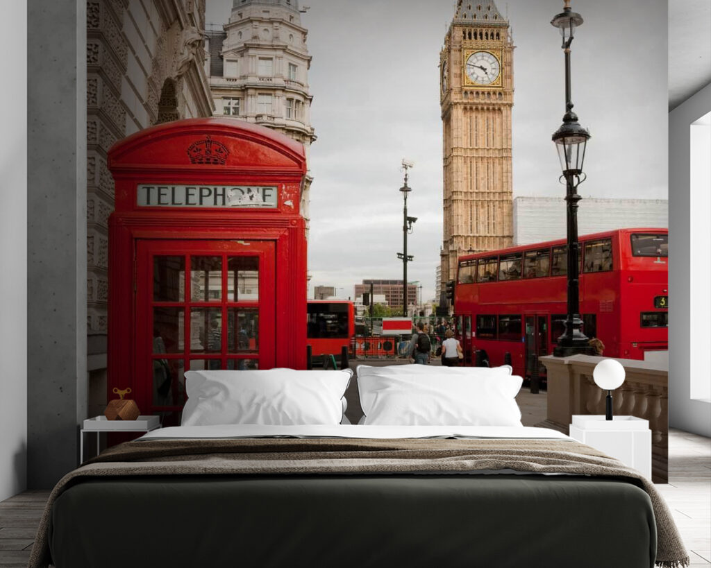 Phone box in London — interior 2