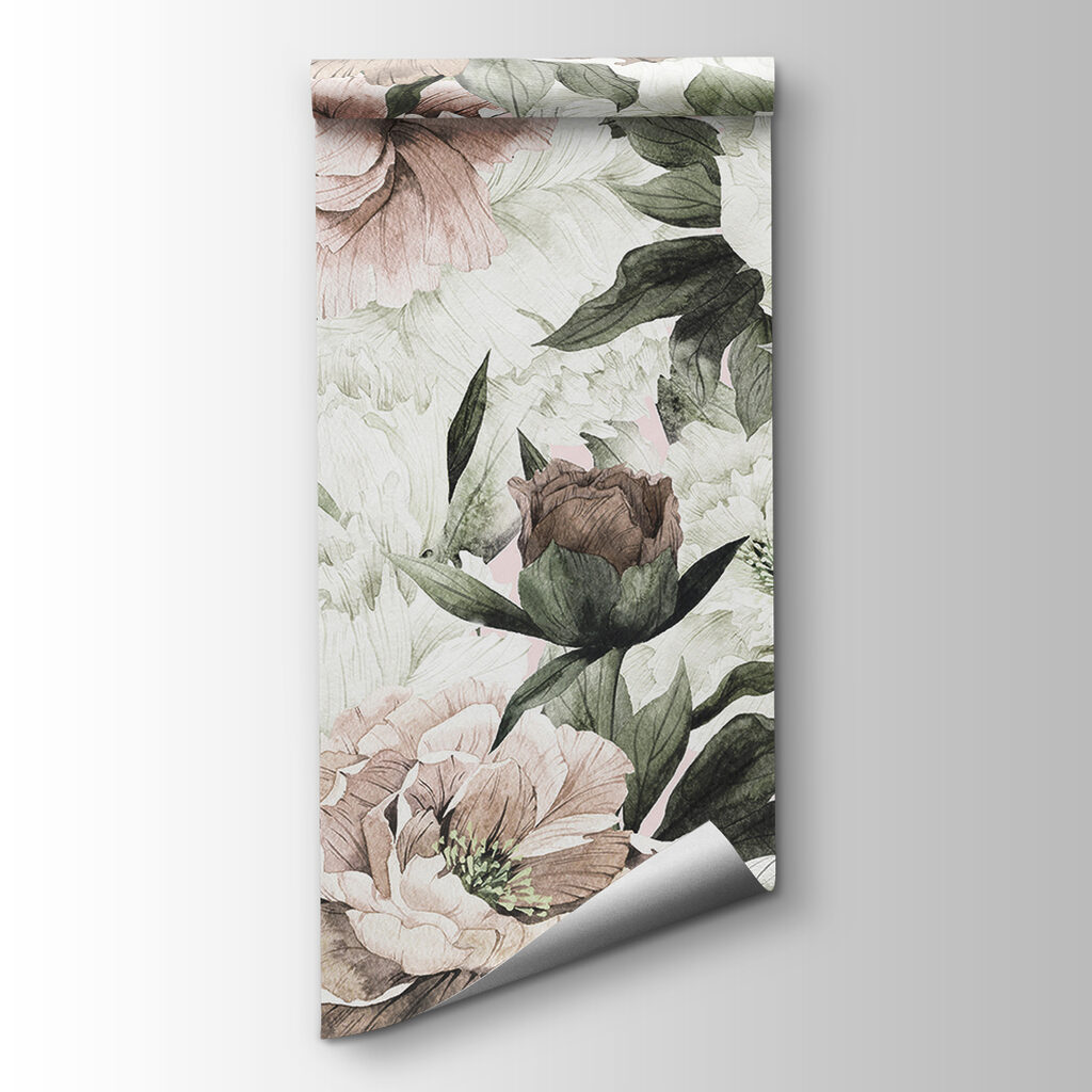 White and old-rose flowers — product view