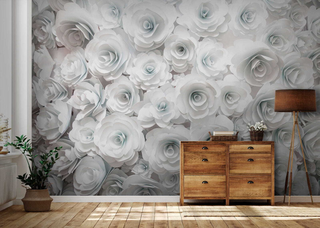 Dense white roses — interior 7