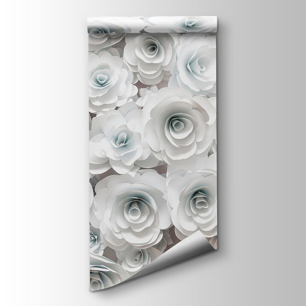 Dense white roses — product view