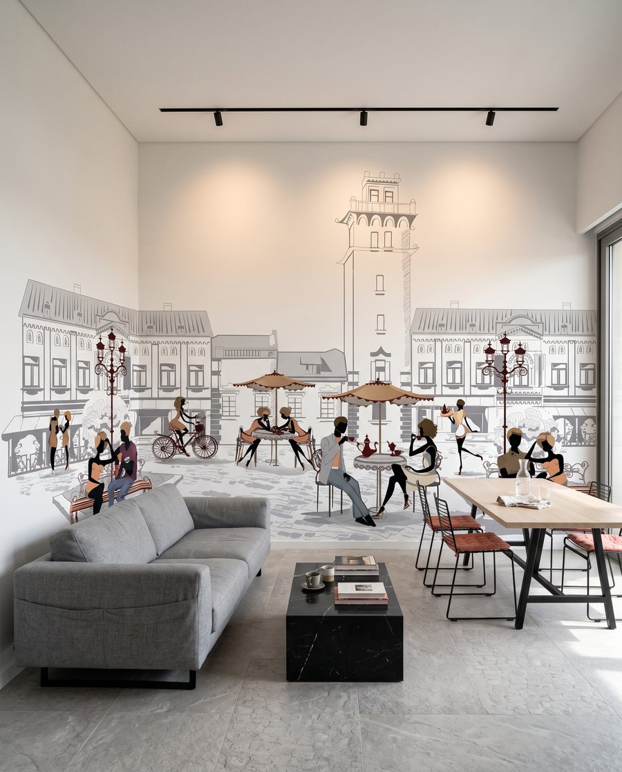 Afternoon in the Square — interior 1