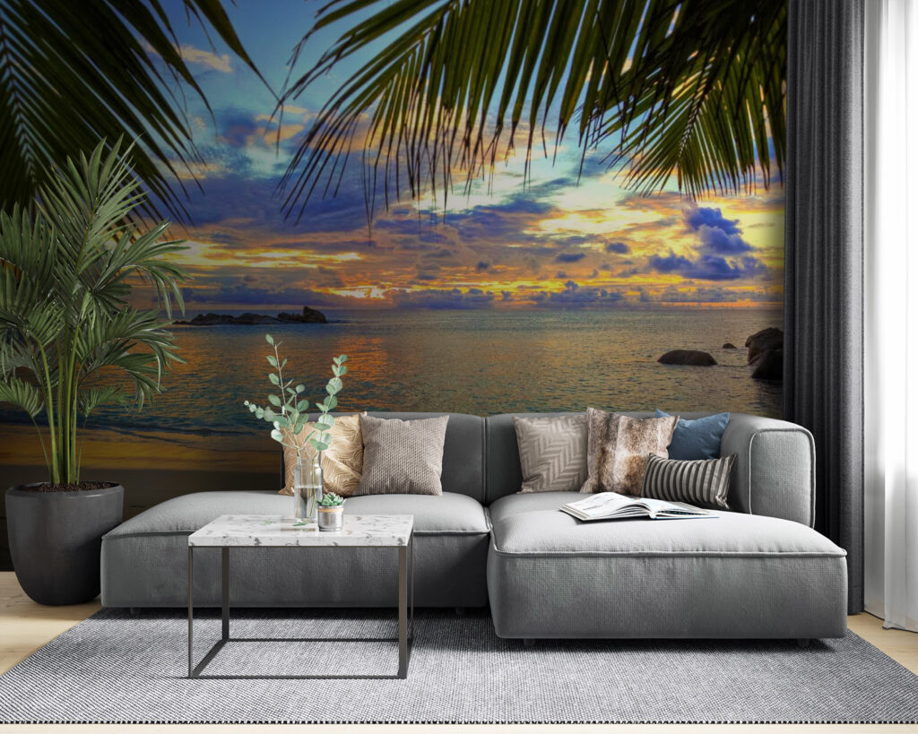 Sunset Under Palms — interior 5