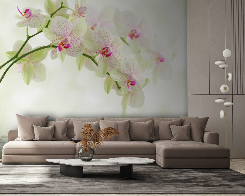 Pale orchid over water — interior 3
