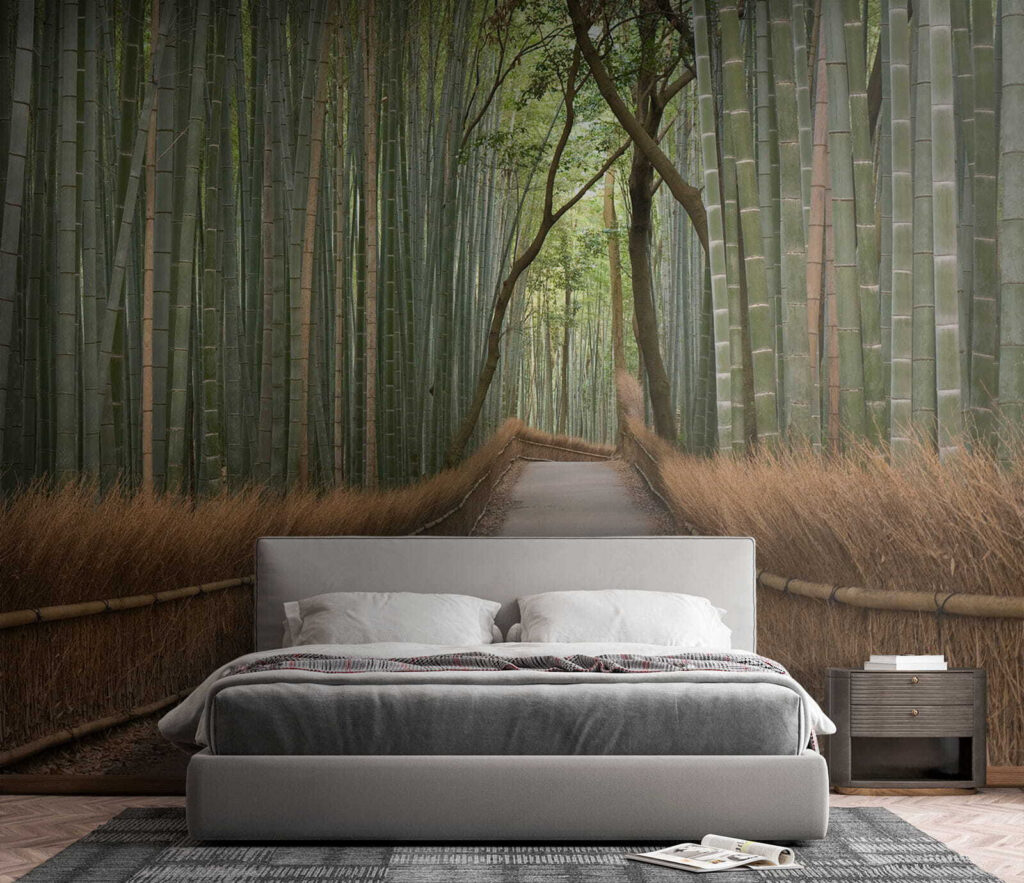 Path through tall bamboo — interior 4