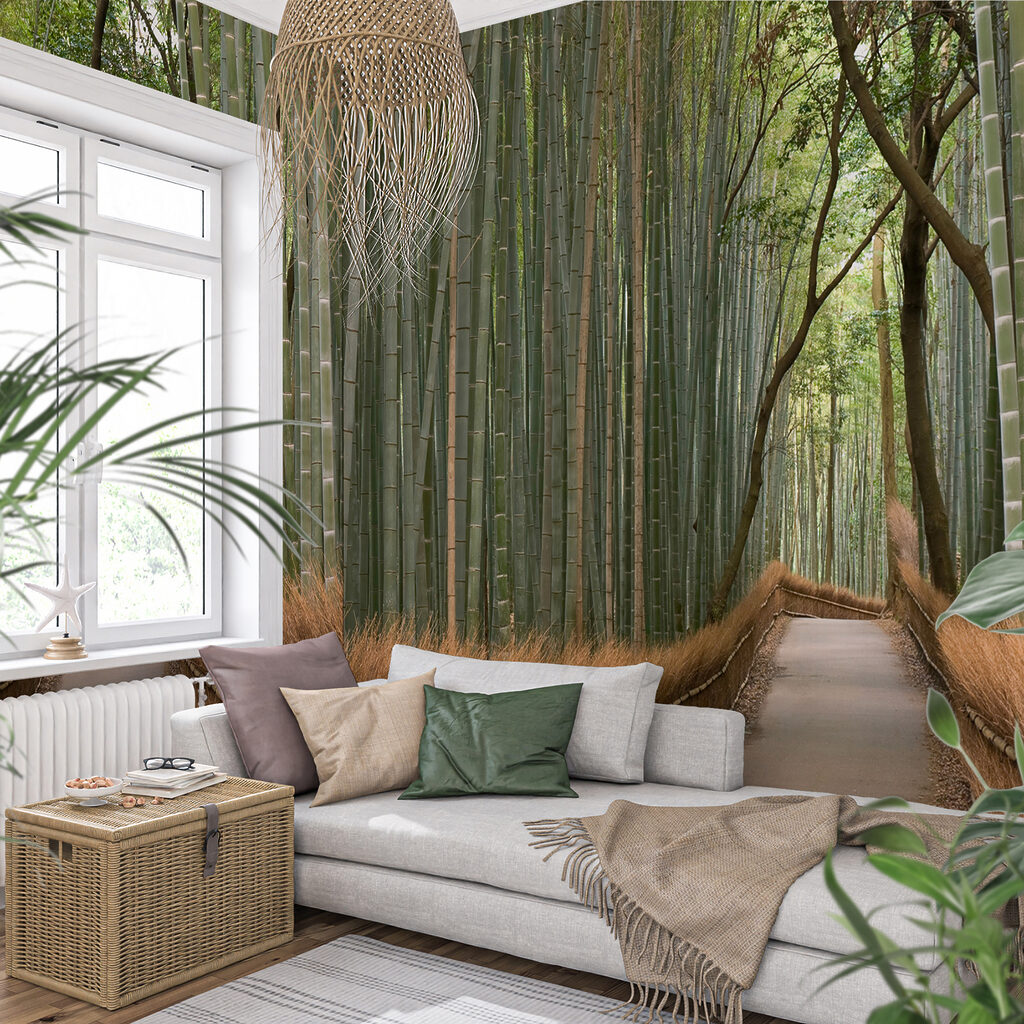 Path through tall bamboo — interior 10