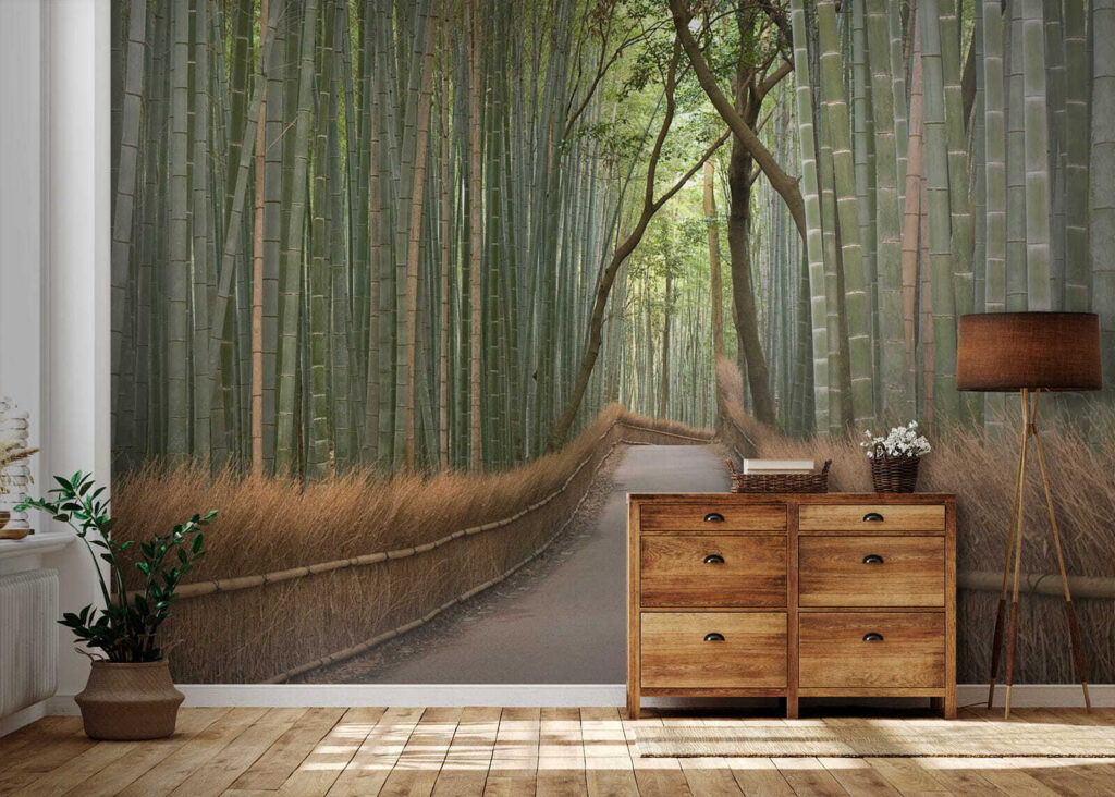 Path through tall bamboo — interior 5