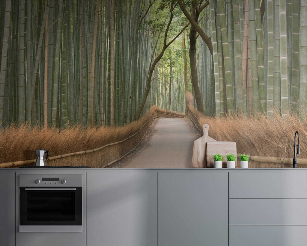 Path through tall bamboo — interior 7