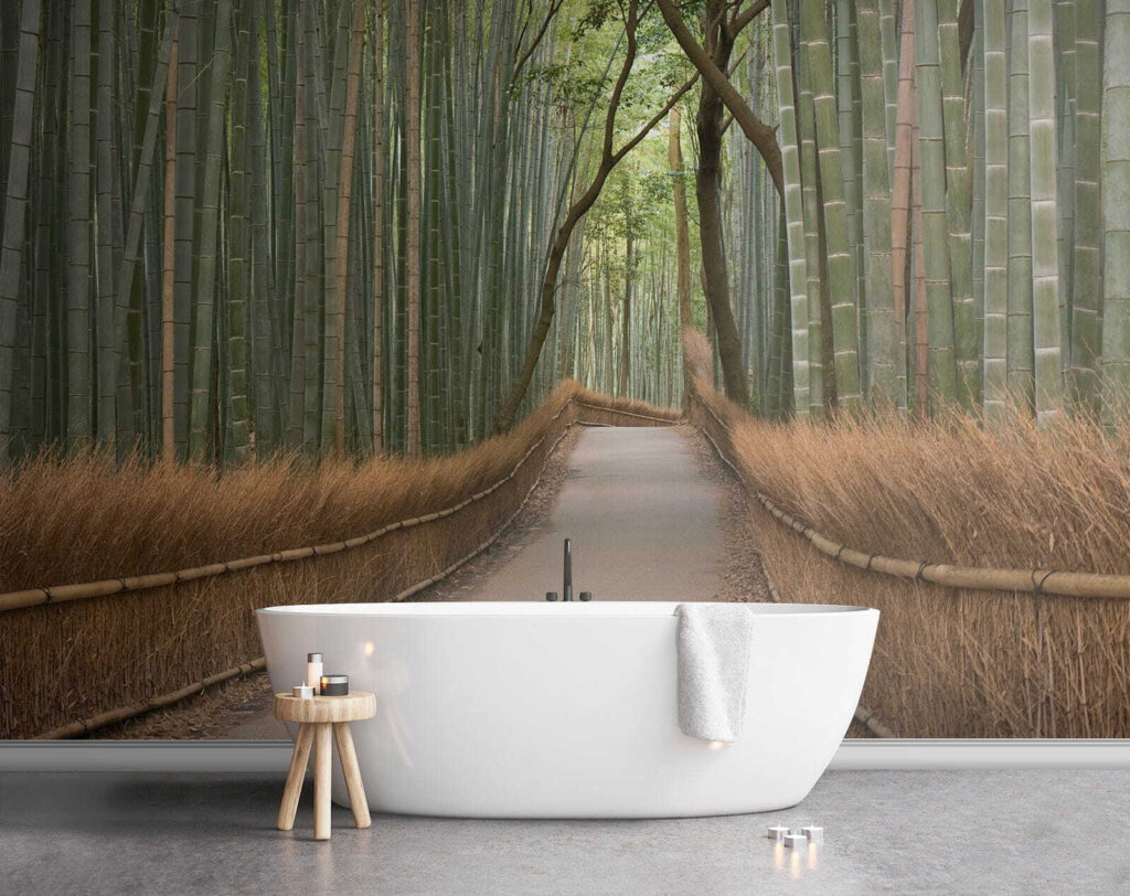 Path through tall bamboo — interior 8
