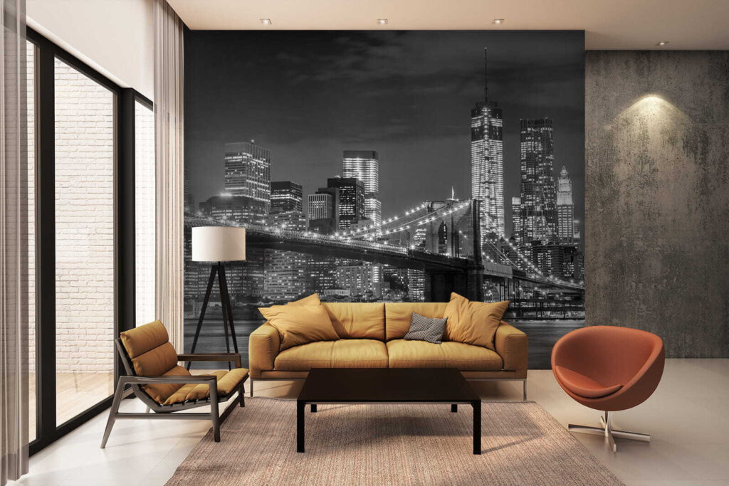 Night bridge in greys — interior 5