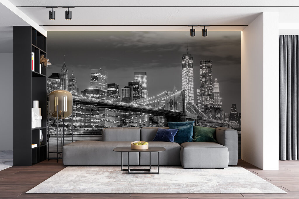 Night bridge in greys — interior 11