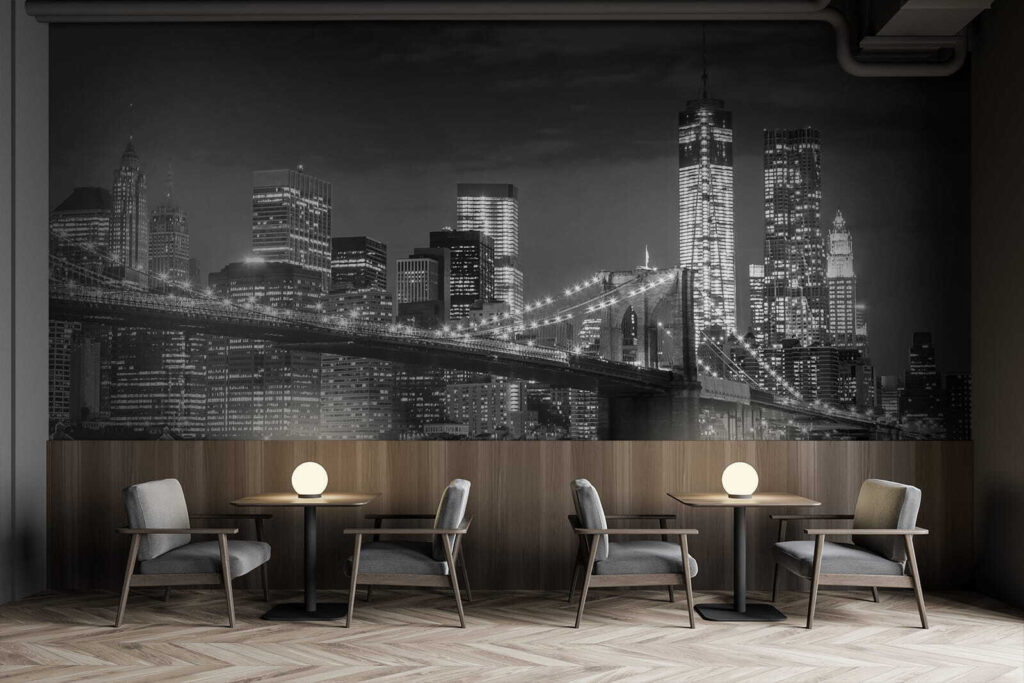Night bridge in greys — interior 9