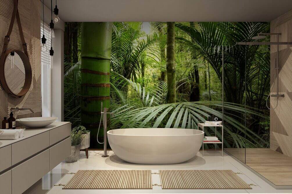 Deep green tropical forest — interior 1