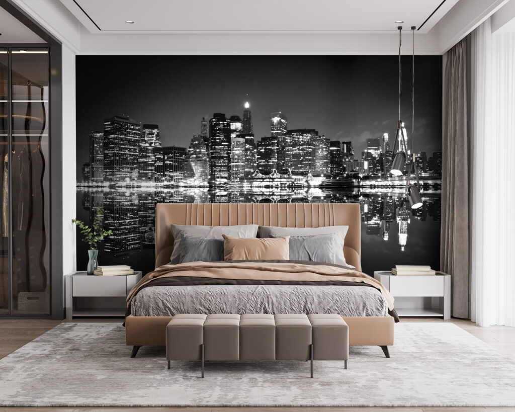 Black and white city — interior 1