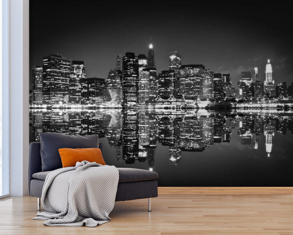 Black and white city — interior 3