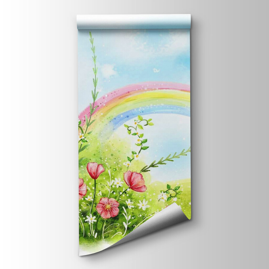 Birdhouse beside a rainbow — product view