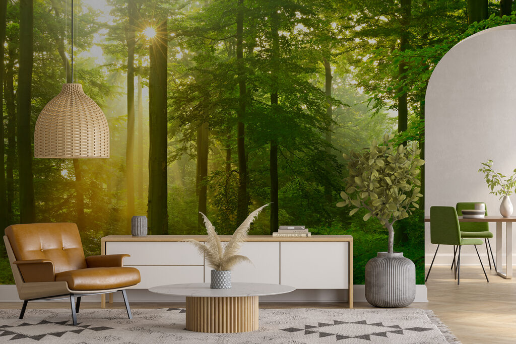 Golden forest light — interior 6