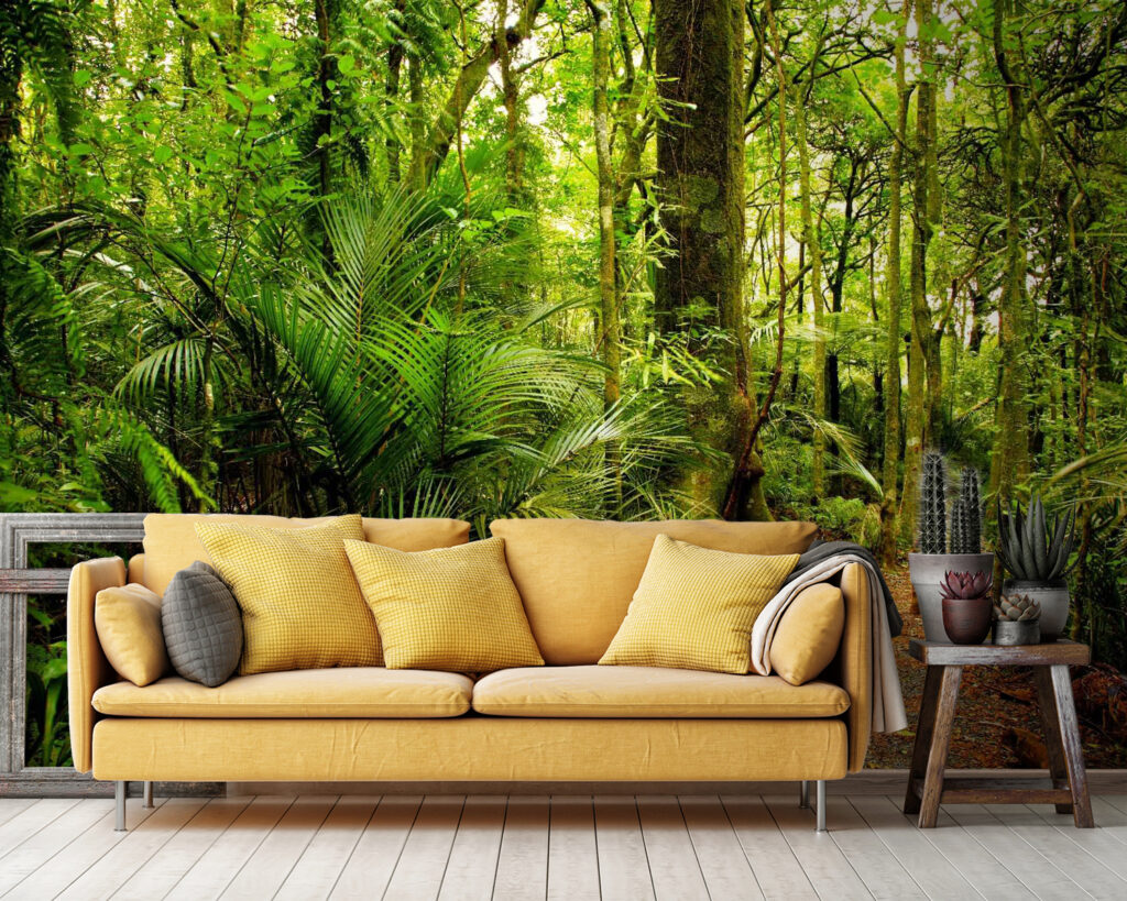 Jungle path by ferns — interior 2
