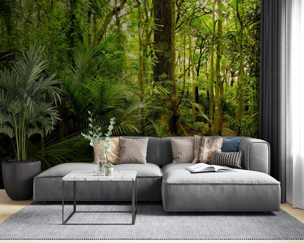 Jungle path by ferns — interior 3