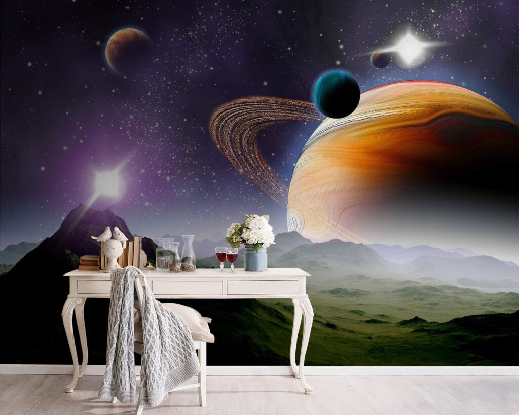 Planets above a valley — interior 3