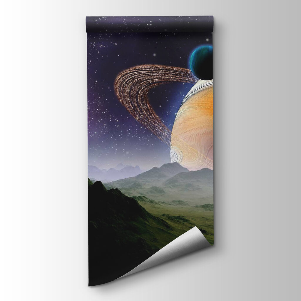 Planets above a valley — product view
