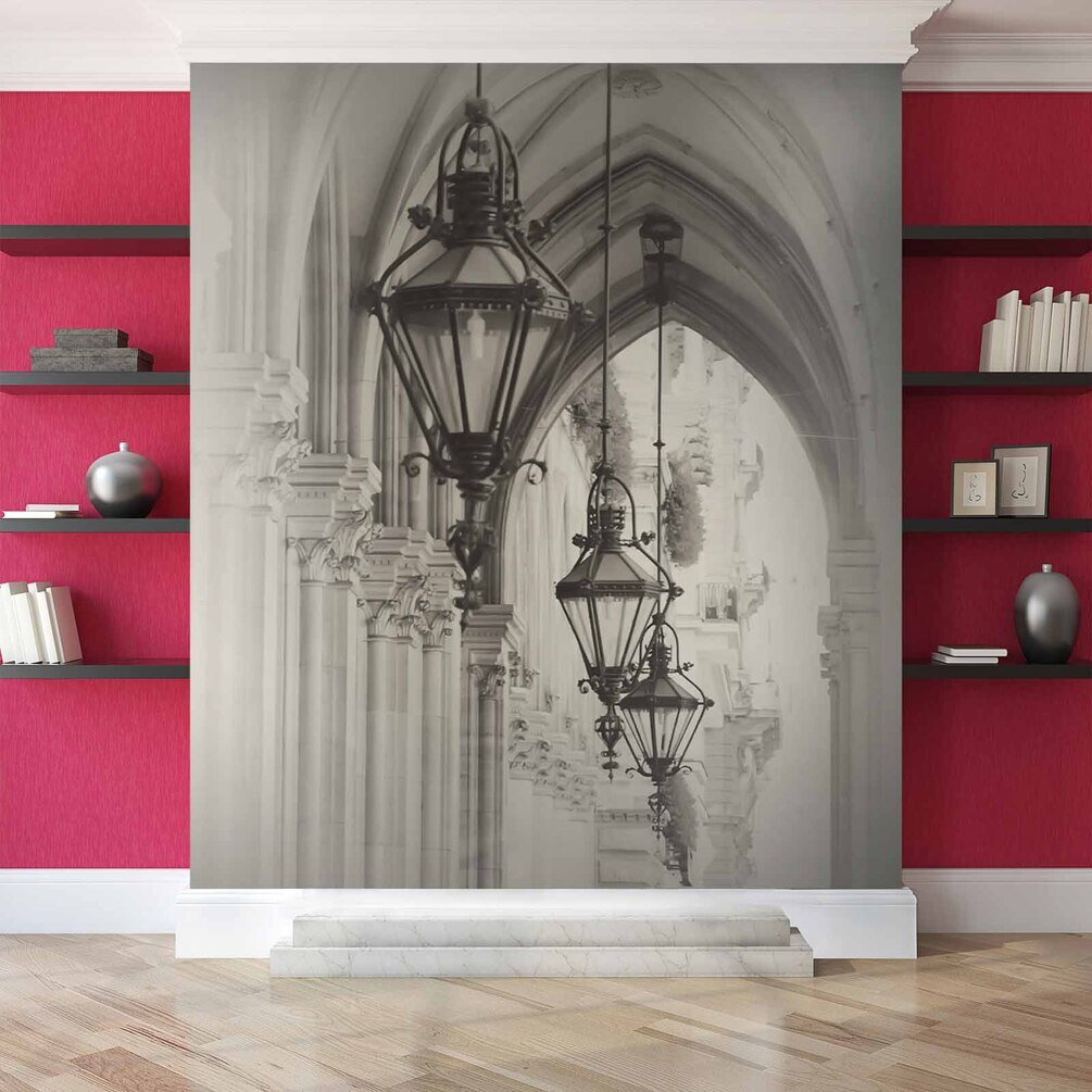 Lanterns under Gothic vaults — interior 1