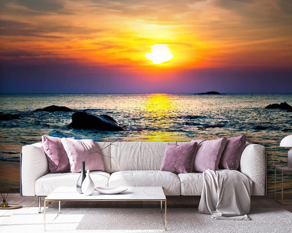 Evening waves on sand — interior 2
