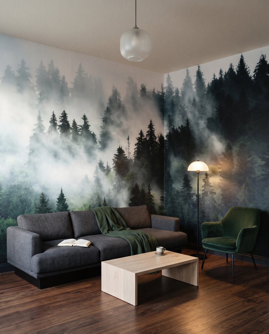 Forest in the Clouds in an interior