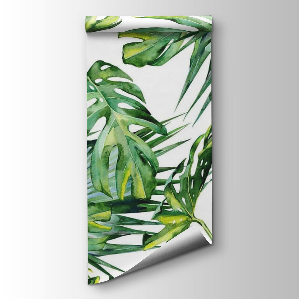 Dense palm leaf pattern — product view