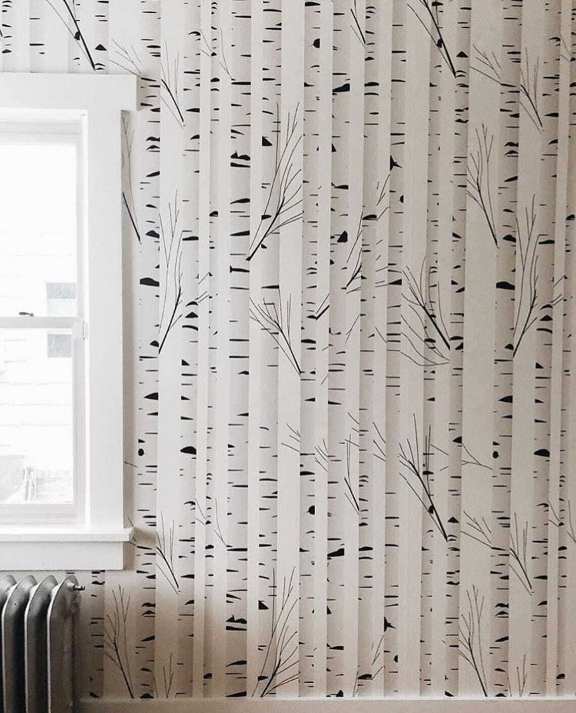 White birch pattern — interior 2