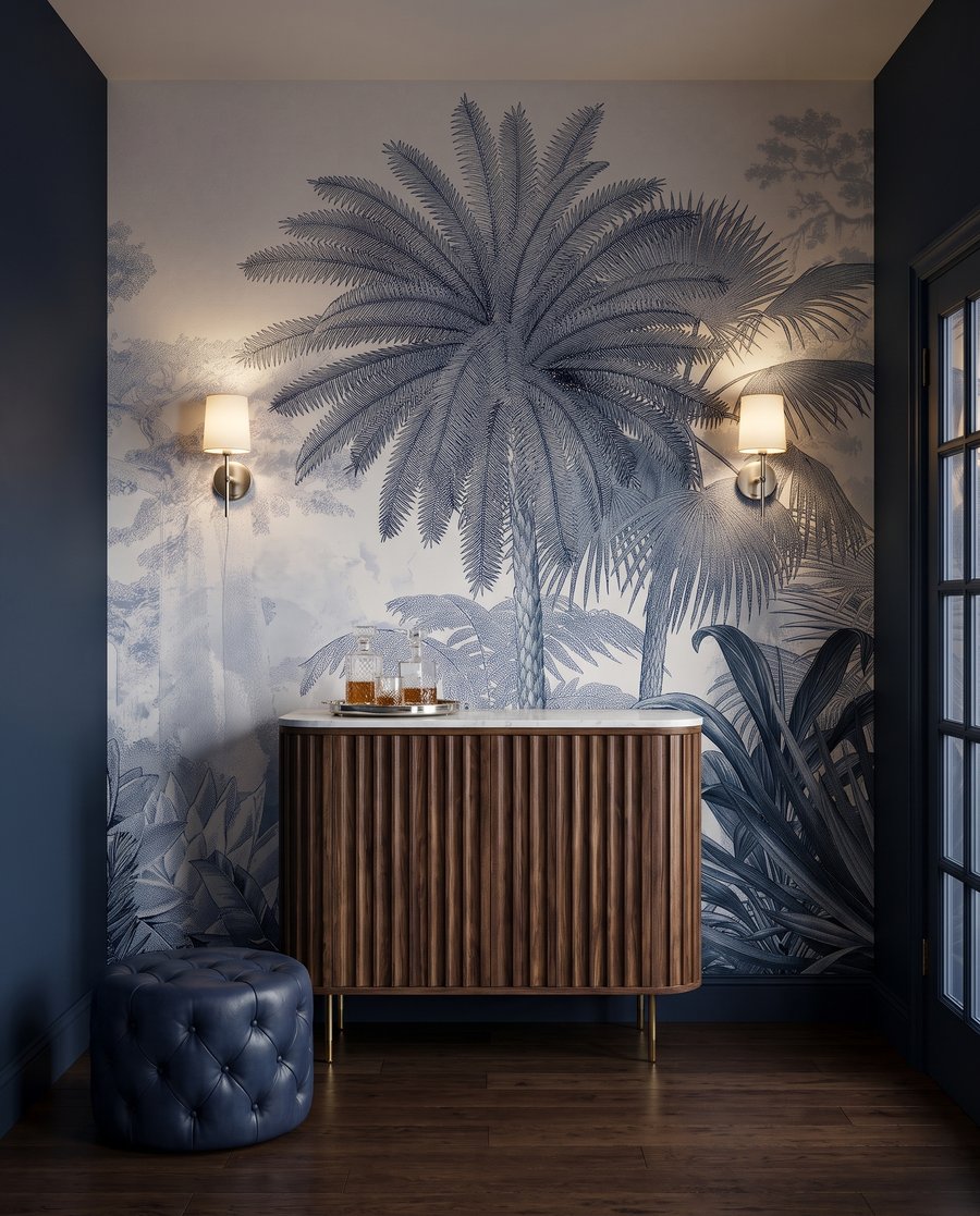 Palm Etching — interior 1