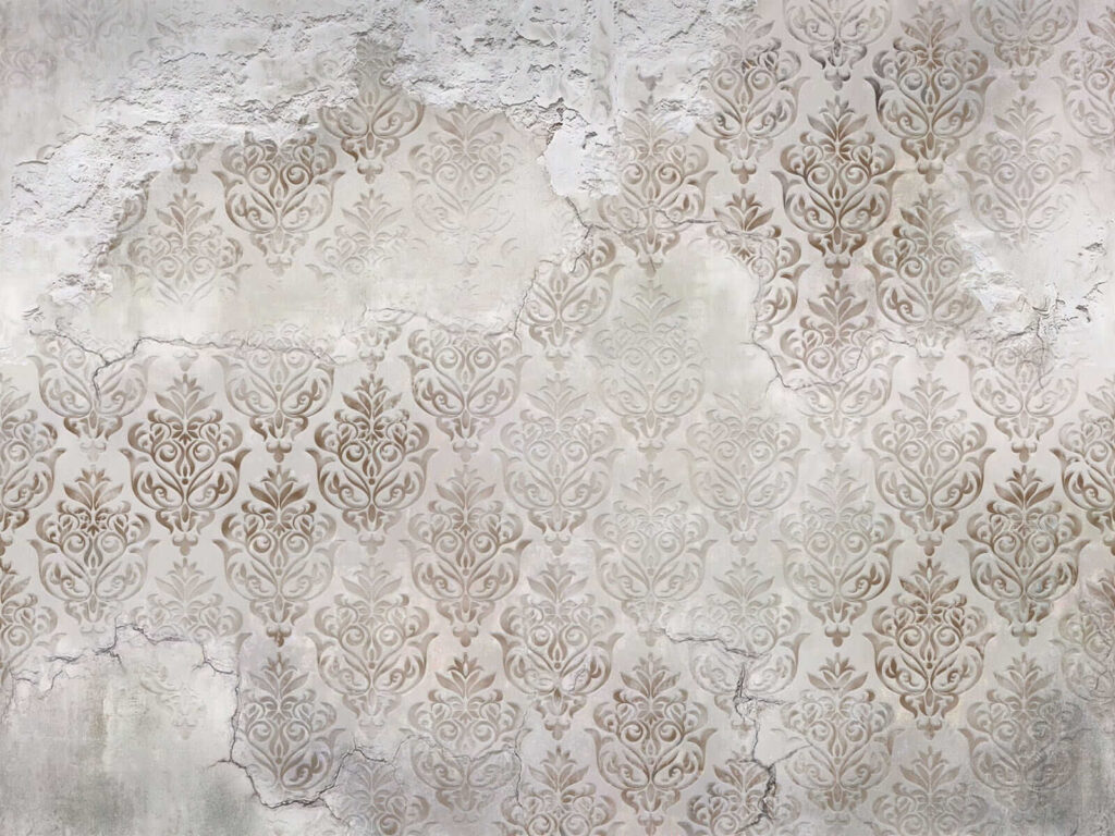 Ornaments on weathered paint — full design