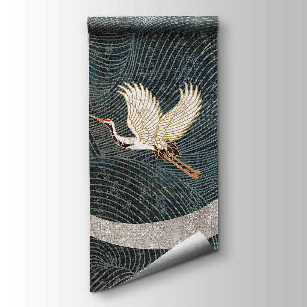 Cranes by the moon — product view