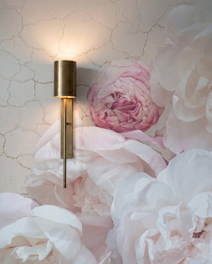 Peony Wall Bouquet — detail