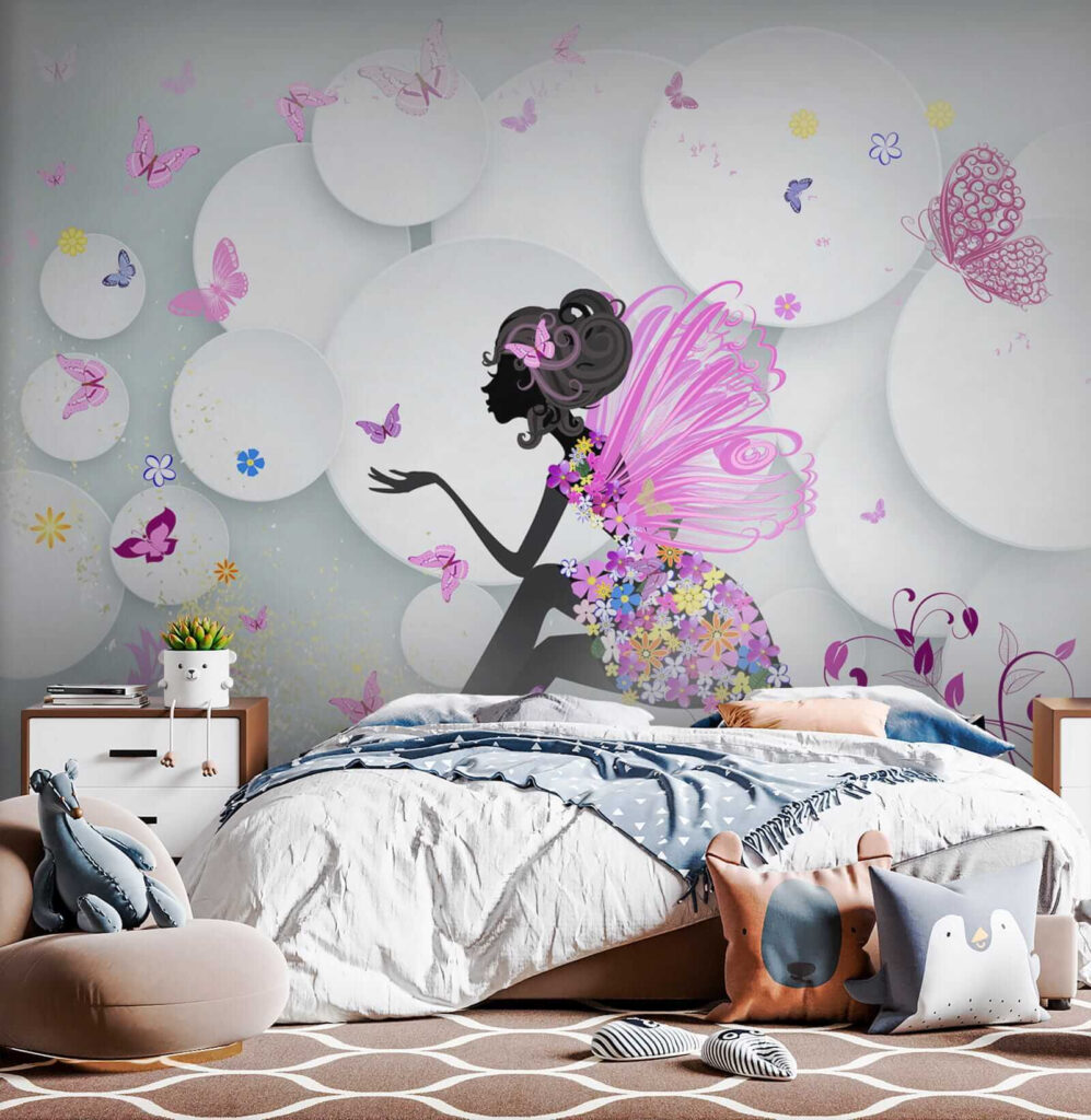 Fairy between white circles — interior 6