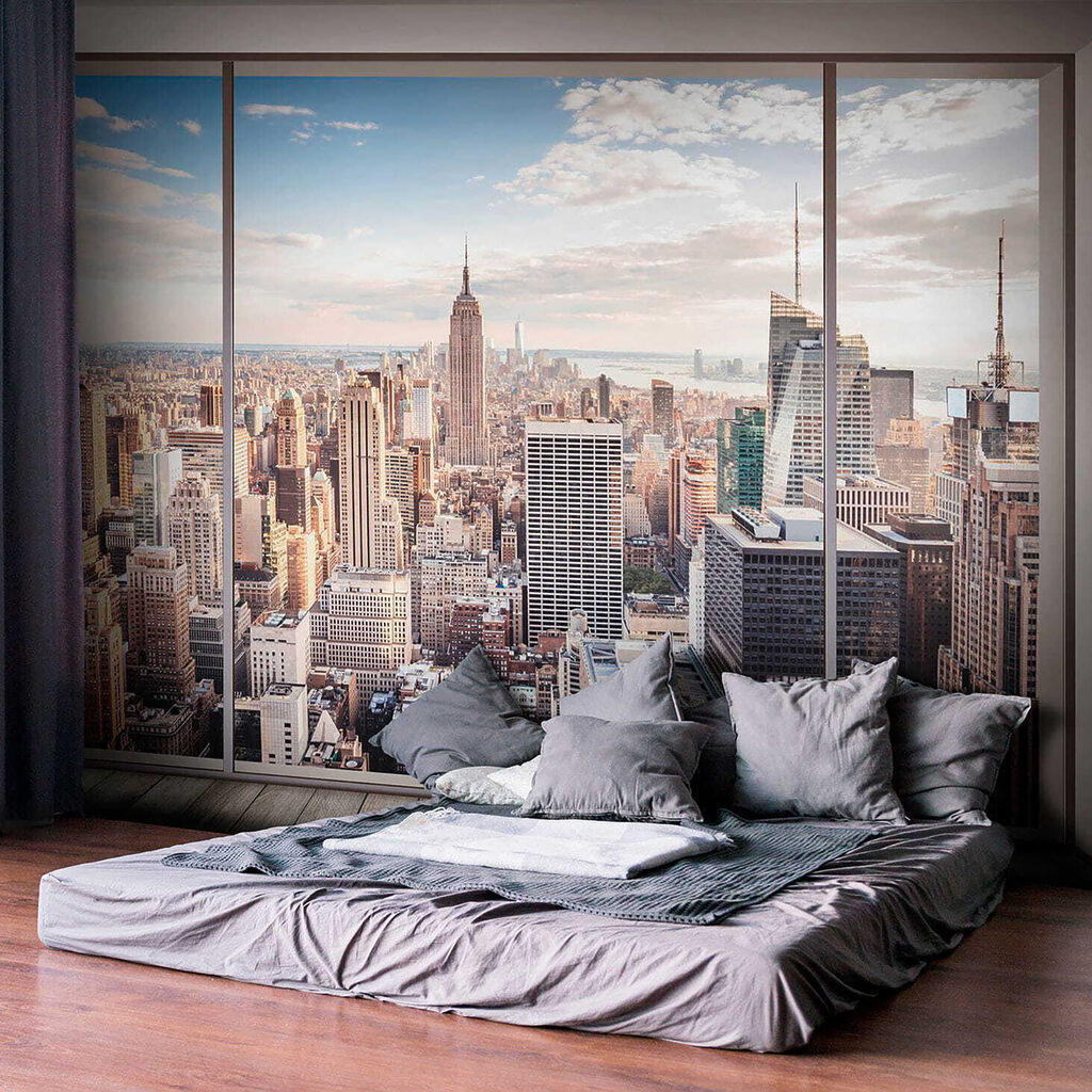 Skyline through a window — interior 11