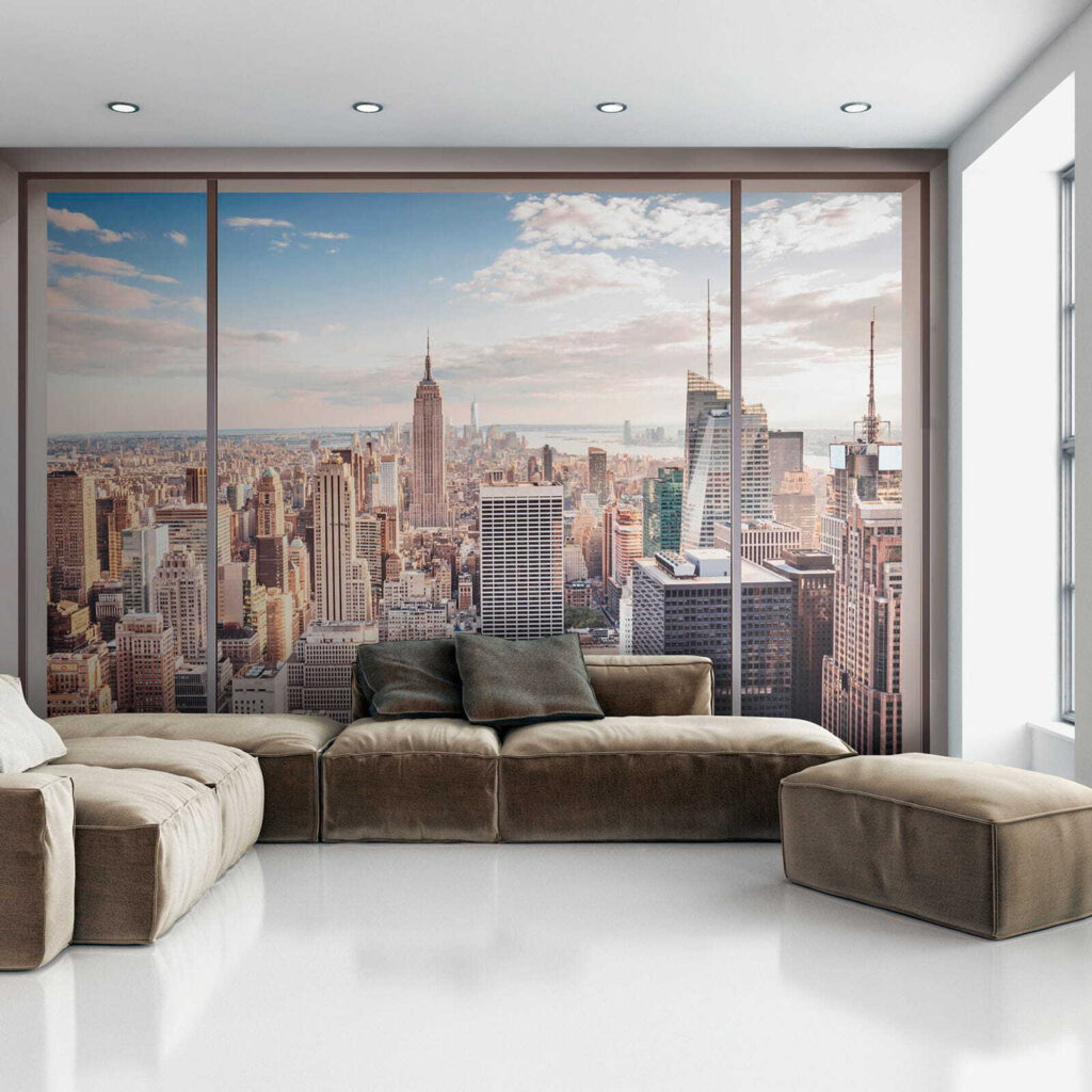 Skyline through a window — interior 7