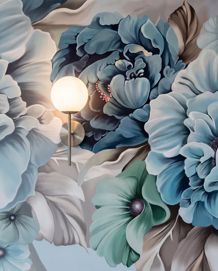 Sky Blue Bouquet — detail