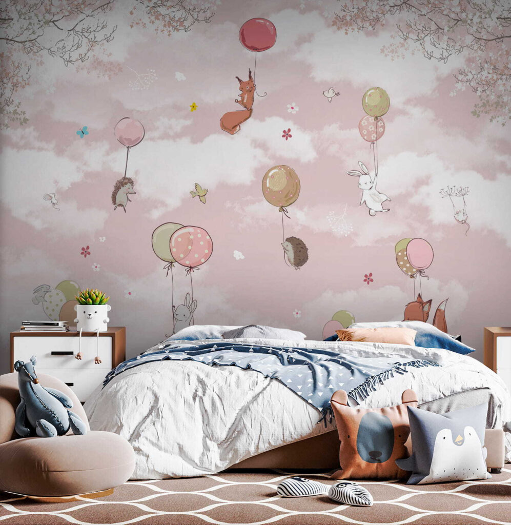 Forest animals on balloons — interior 3