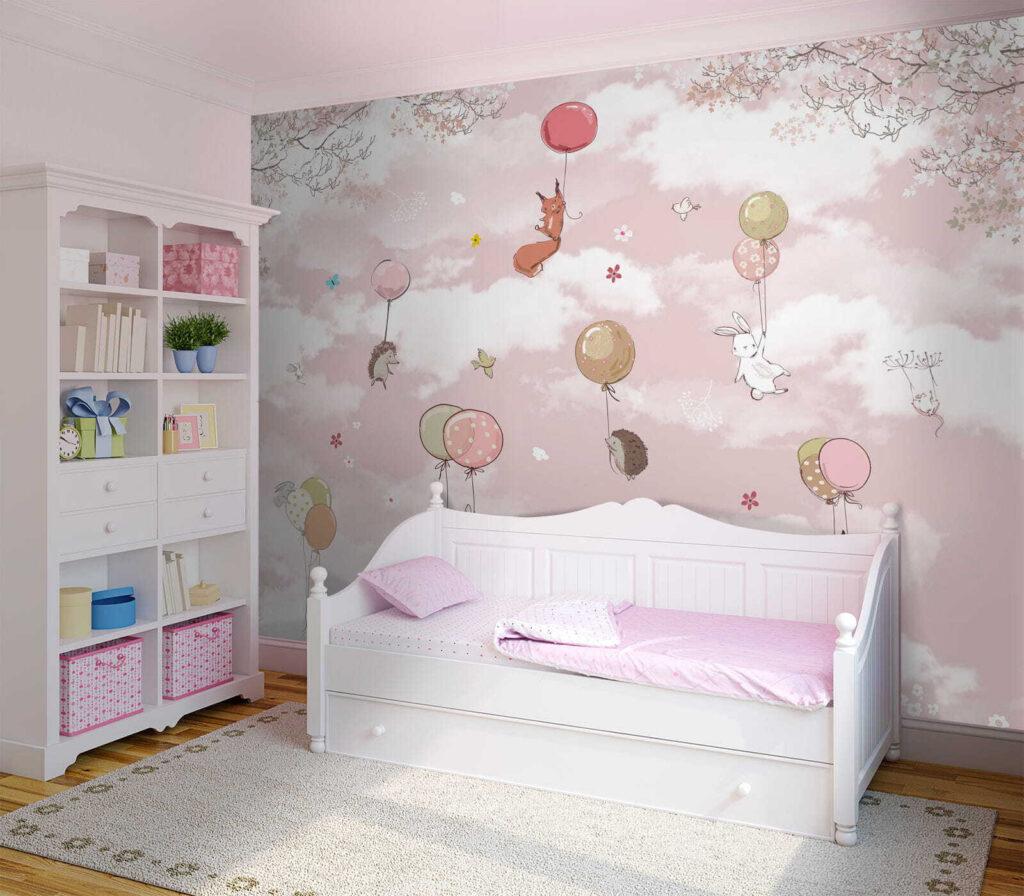 Forest animals on balloons — interior 4