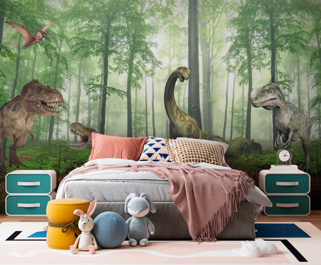 Dinosaurs in the forest — interior 2