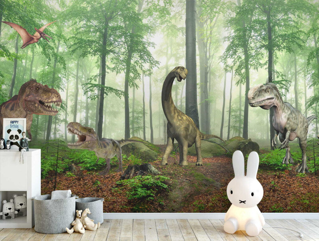 Dinosaurs in the forest — interior 5