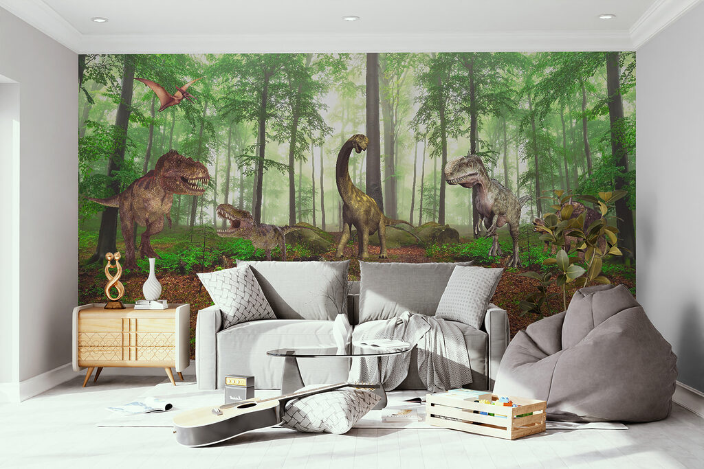 Dinosaurs in the forest — interior 10