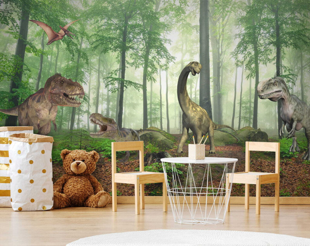 Dinosaurs in the forest — interior 8