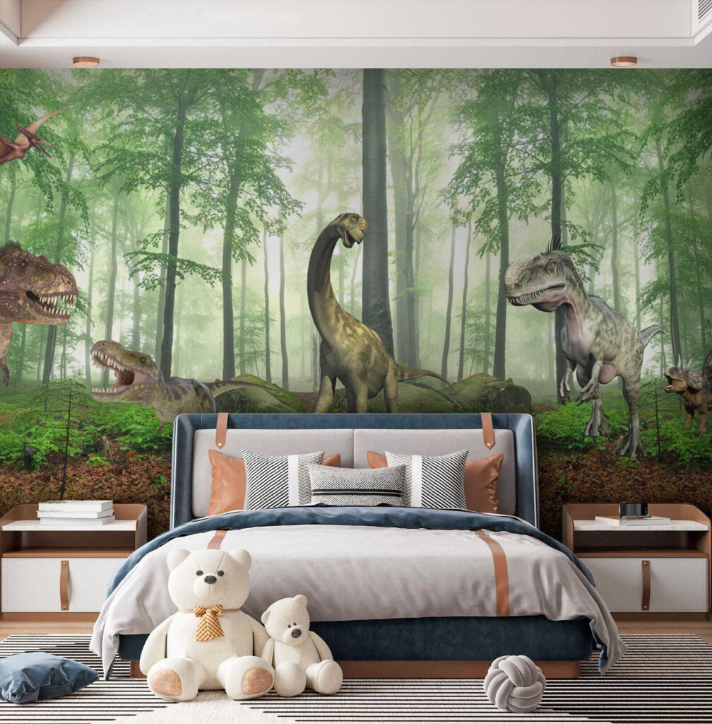 Dinosaurs in the forest — interior 9